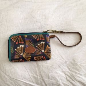 Fossil Keyper Zip Around Wristlet Wallet